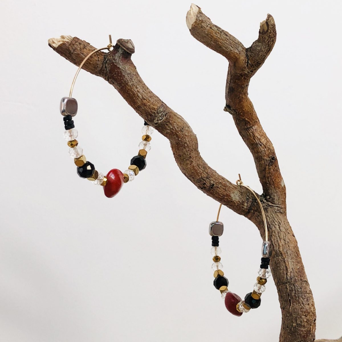 creoles gold eglise noir arbre scaled