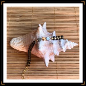 Bracelet chevrons hématites