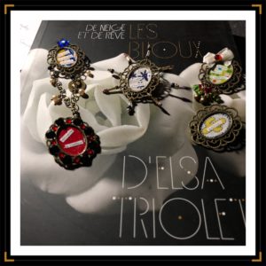 collection de broches baroques bronze originales uniques