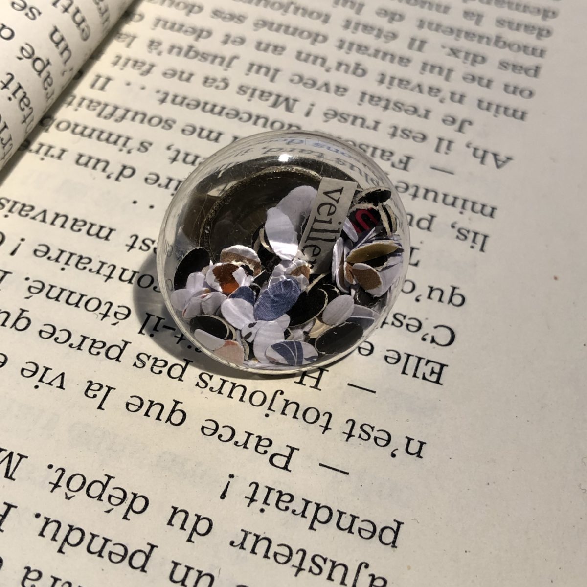 Zenfouis bague ronde medium veiller confettis