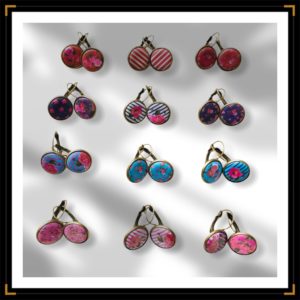 Zanodines petitesBO bronze retropop collection marin fleurs