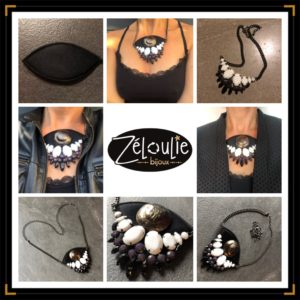 Collier Zinsoumises unique mosaique
