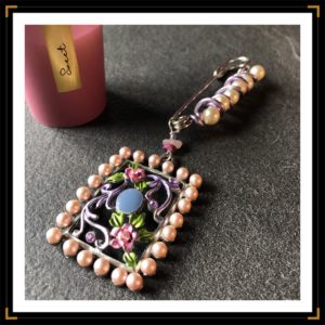 broche zatypique octobrerose longue