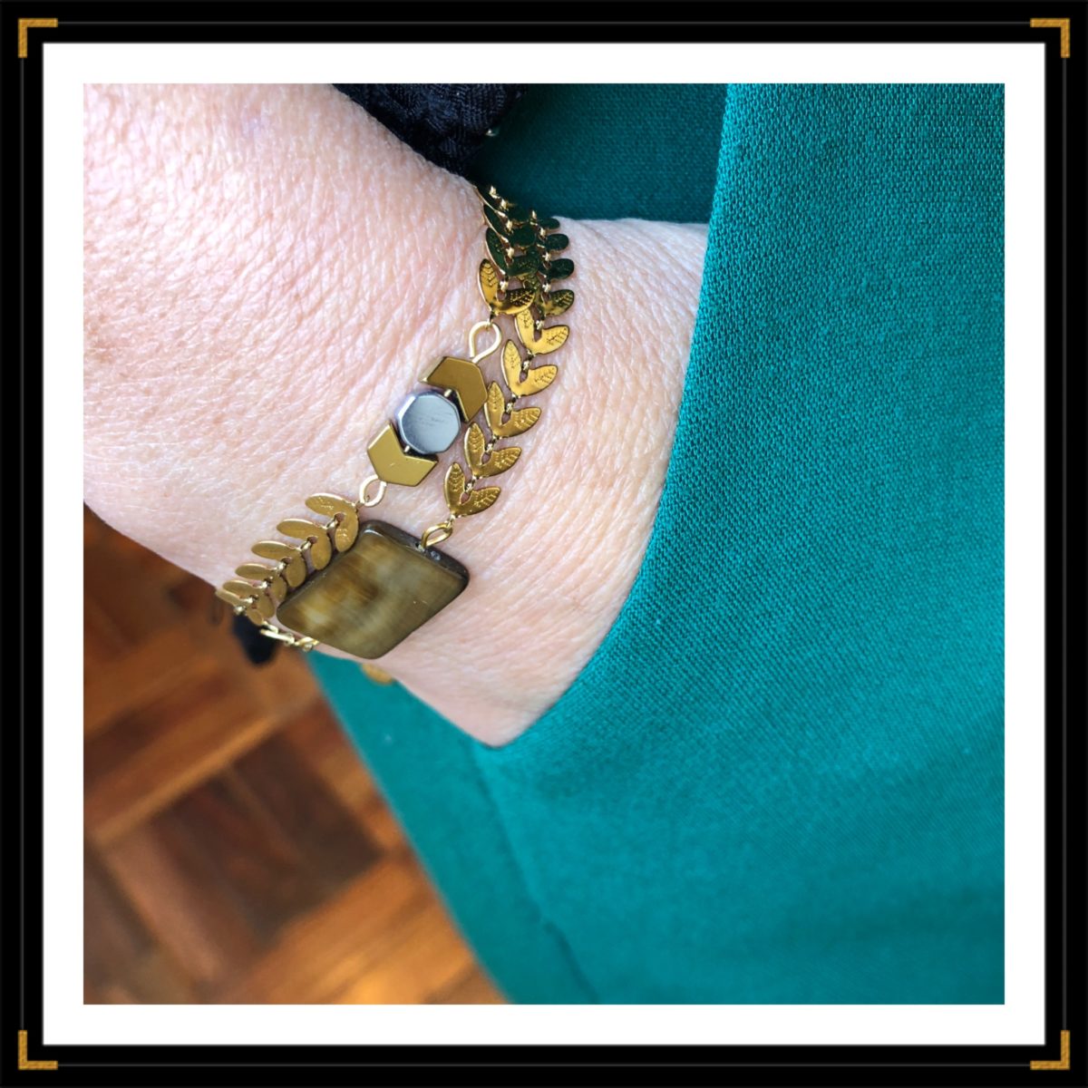 Bracelet Zauthentiques dore nacre trio