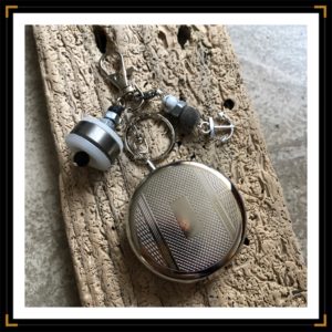 Cendrier de poche gris