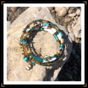 Zenroules tours dore turquoise grosplan