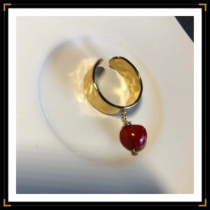 Bague martelee