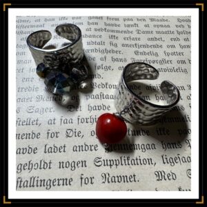 Bague argentée graineIMG
