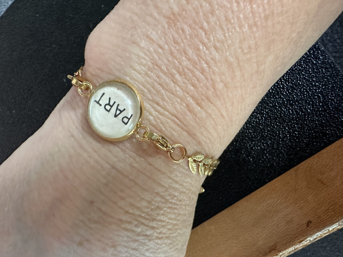 bracelet modulable mot porté