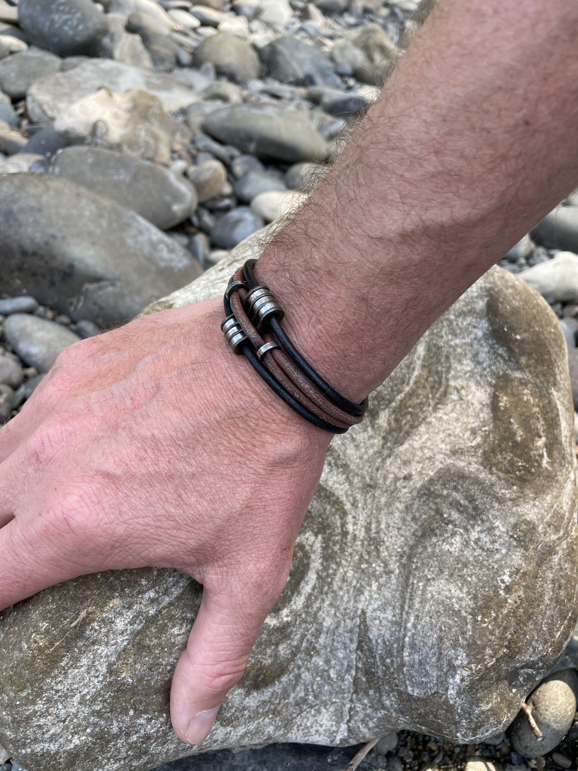 bracelet cuir zinseparable double porté