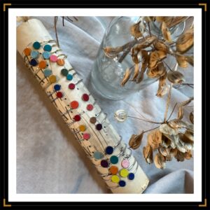Bracelet confettis cuir